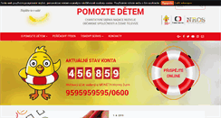 Desktop Screenshot of pomoztedetem.cz