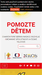 Mobile Screenshot of pomoztedetem.cz